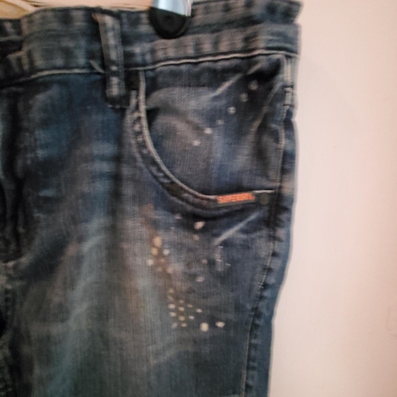 Superdry Crop Distressed Jeans - 4 - Picture 4 of 8